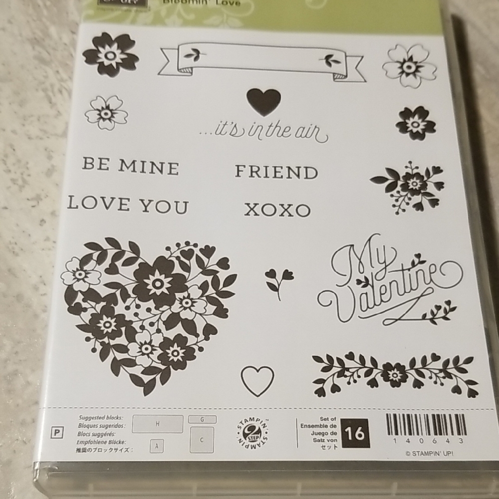 Stampin' Up! Bloomin' Love Stamp And Die Set